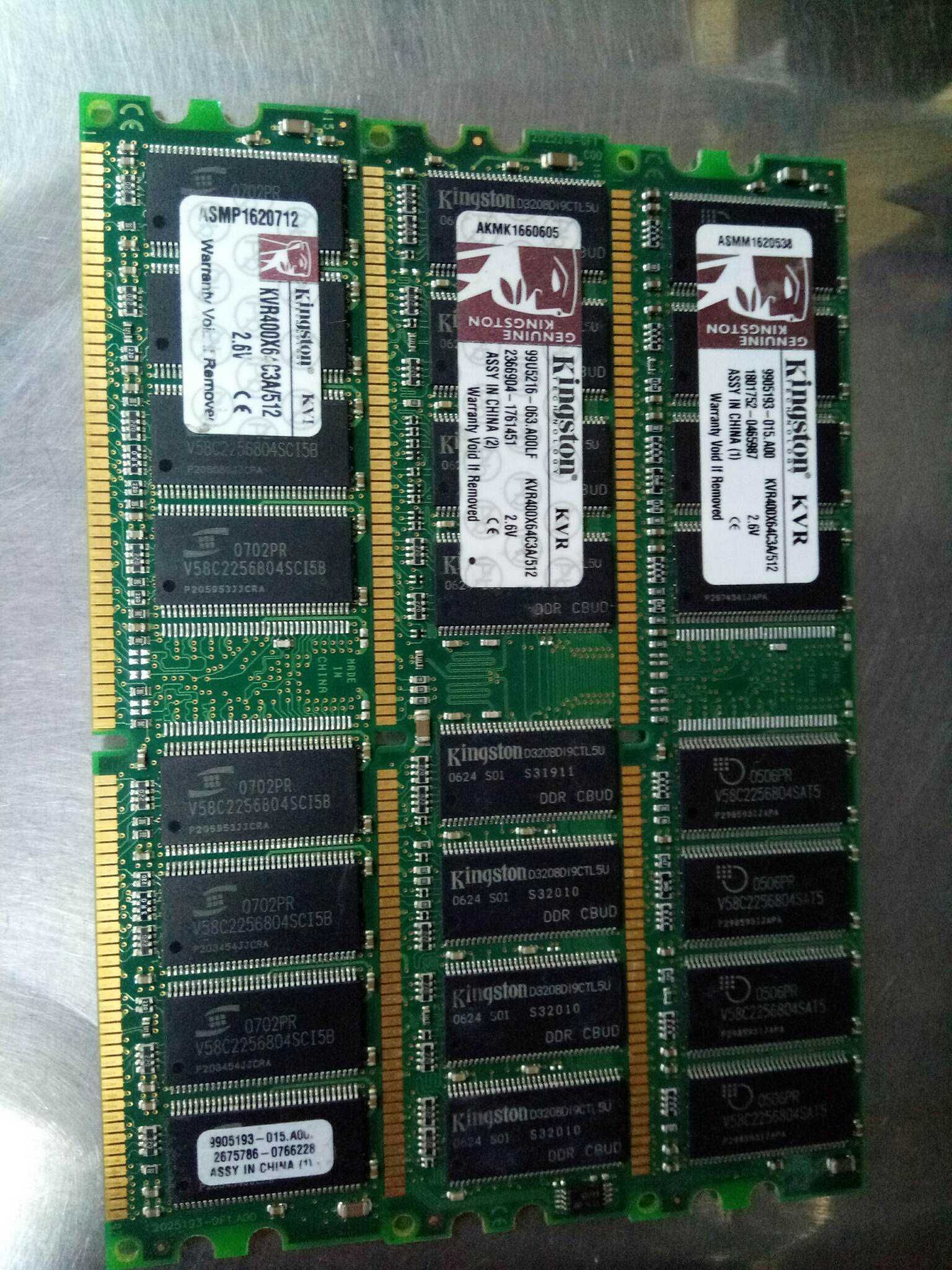 Mermorie RAM Kingston KVR400X64 512MB