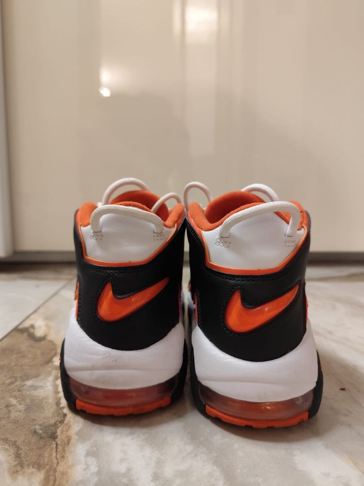 Nike Air More Uptempo 96 White Black Starfish Orange