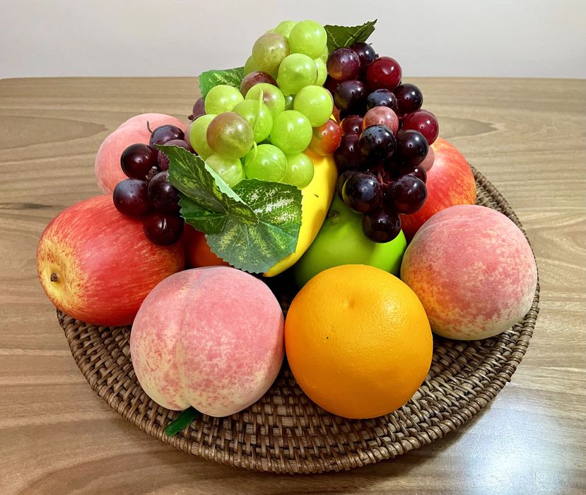 Декоративный муляж "Блюдо с фруктами"/ Мevali dekorativ idish.