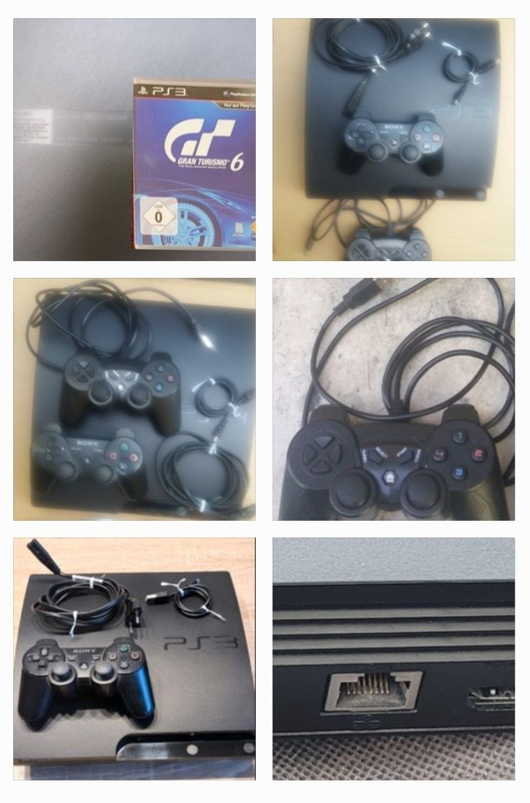 Playstation 3 slim+2 джойстика+1 игра