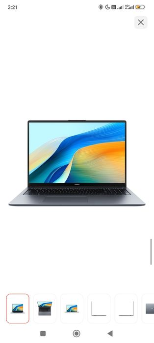 Huawei MateBook D16 16" / 8 Гб / SSD 512 Гб / Win 11 Home / MitchellF