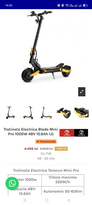 Trotineta Blade Mini Pro stare excelenta urgent