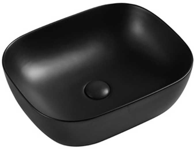 Мивка за баня 49 х 39,5 х 15, черен мат
