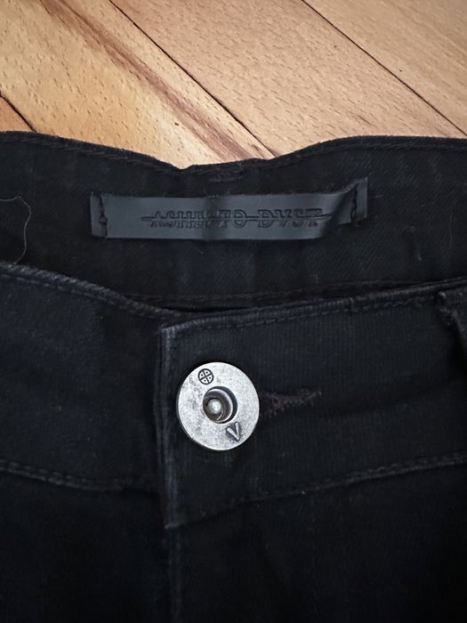 Ashes to dust denim black 32 slim zara yeezy travis jack jones дънки