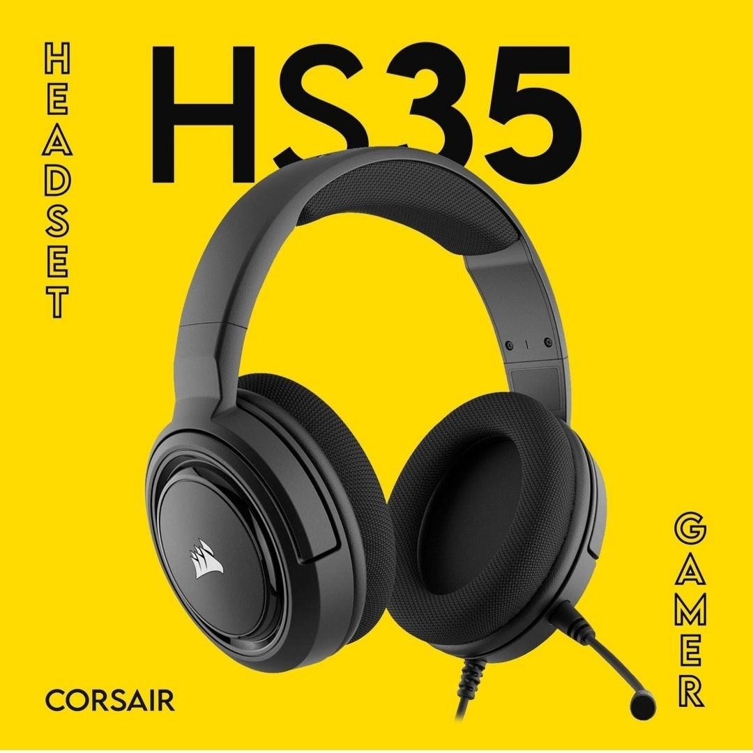 Топ! Corsair HS35 STEREO Игровые Проводные Наушники/Гарнитура
