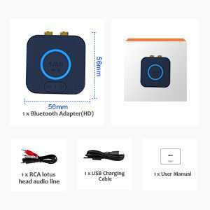 B06HD Bluetooth приемник премиум клас акумулаторен 3D
