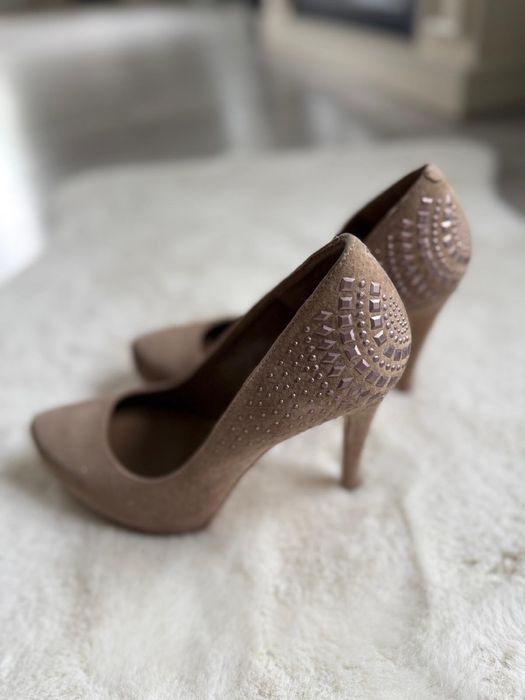 Pantofi toc si platforma BSBG marime 37