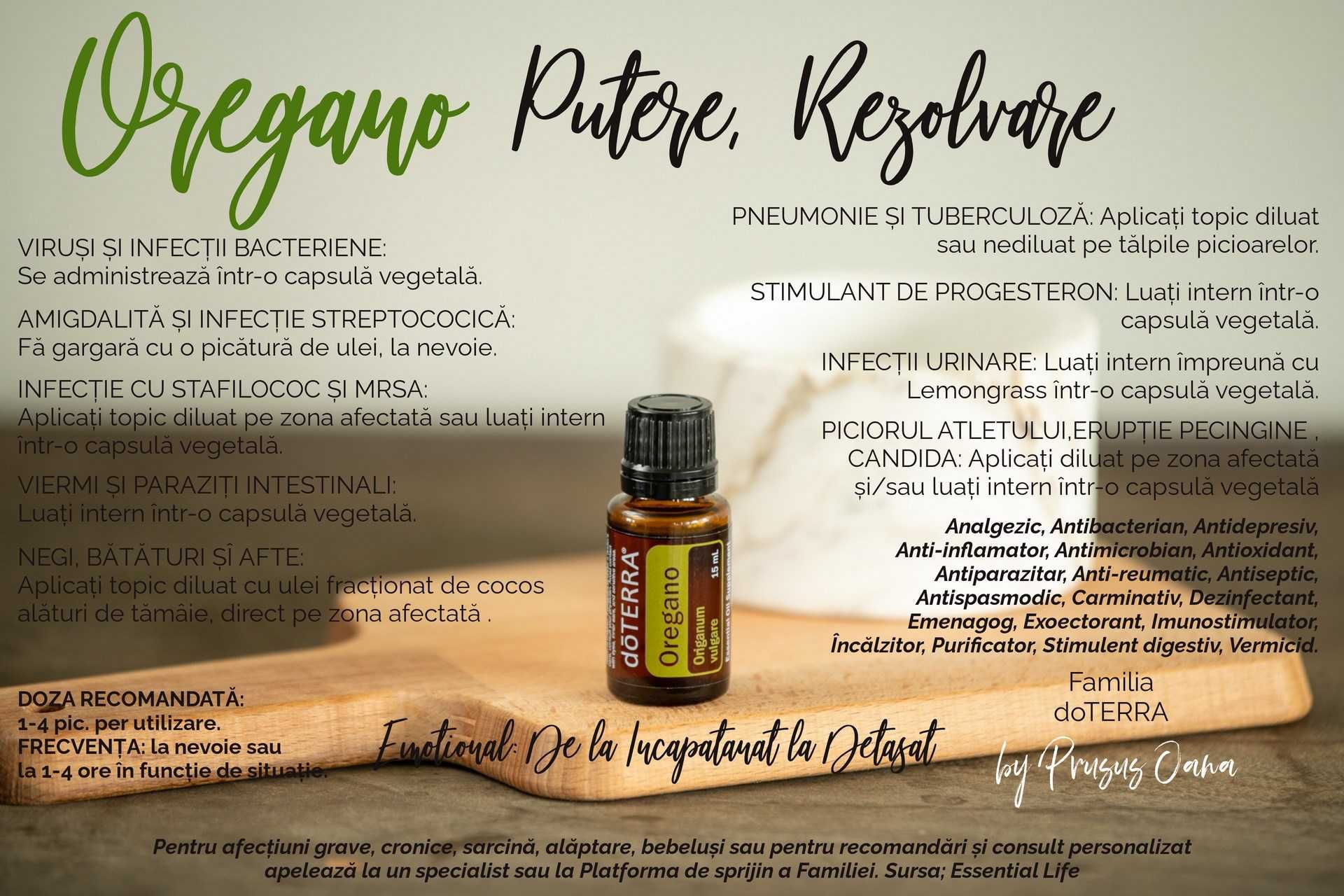 Oregano - Ulei esential Doterra 15ml