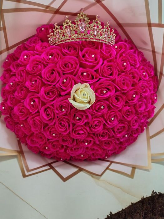 Buchet trandafiri de sapun