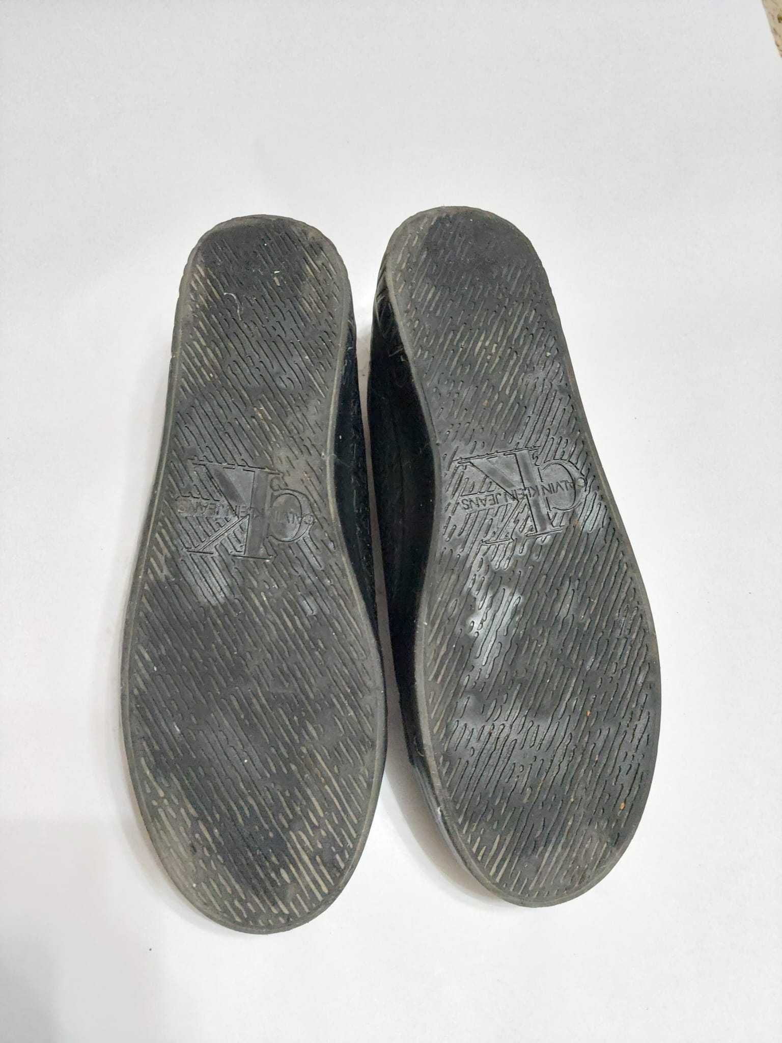 Pantofi Calvin Klein piele neagra