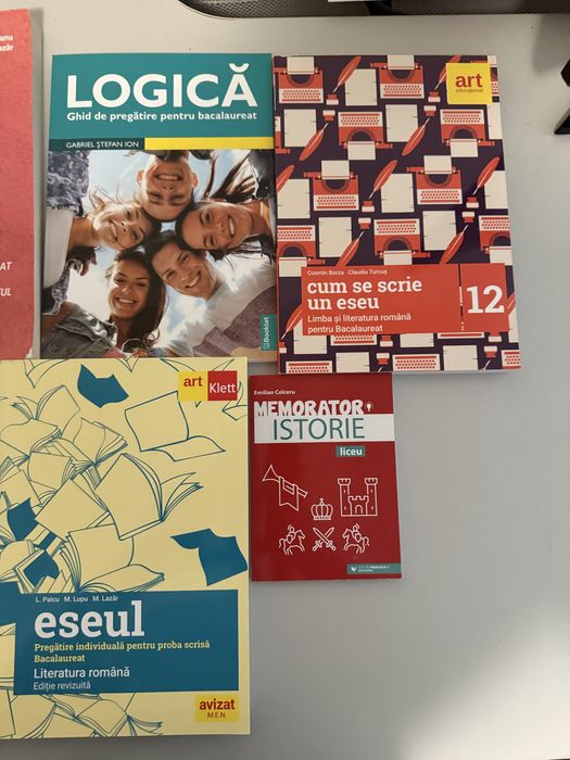 Carti De Pregatire Pentru Bacalaureat, romana, ietorie, logica, socio