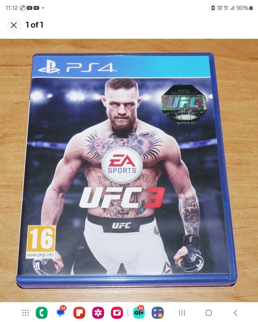 Ufc 3 / 4 за Ps4 playstation 4 Xbox One Неразличими от Нови