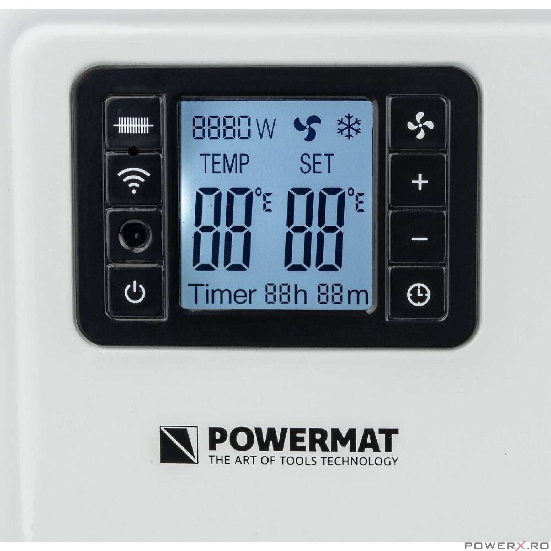 Incalzitor electric cu convector, 2300 W, termostat, Powermat