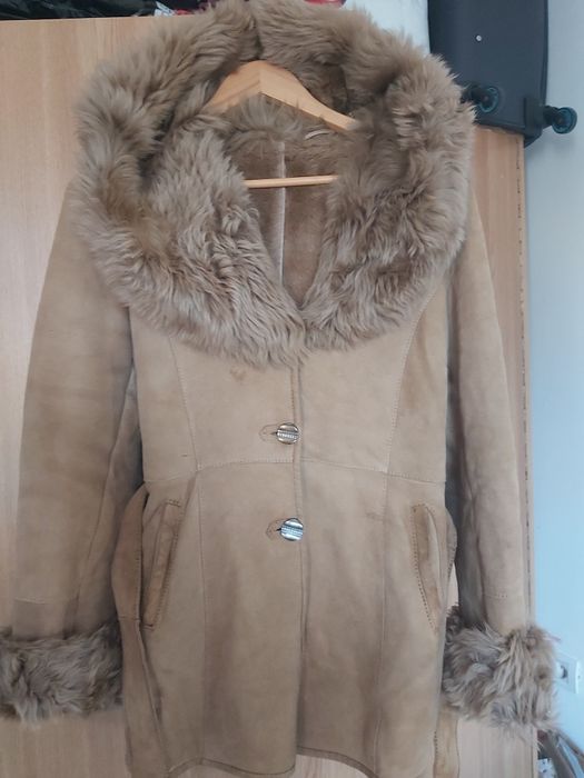Cojoc din blana și piele naturala mărimea 38 sau S