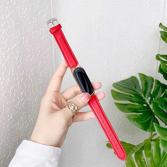 Curea piele bratara Xiaomi Mi Band 5 Mi Band 6 Amazfit Band 5 6