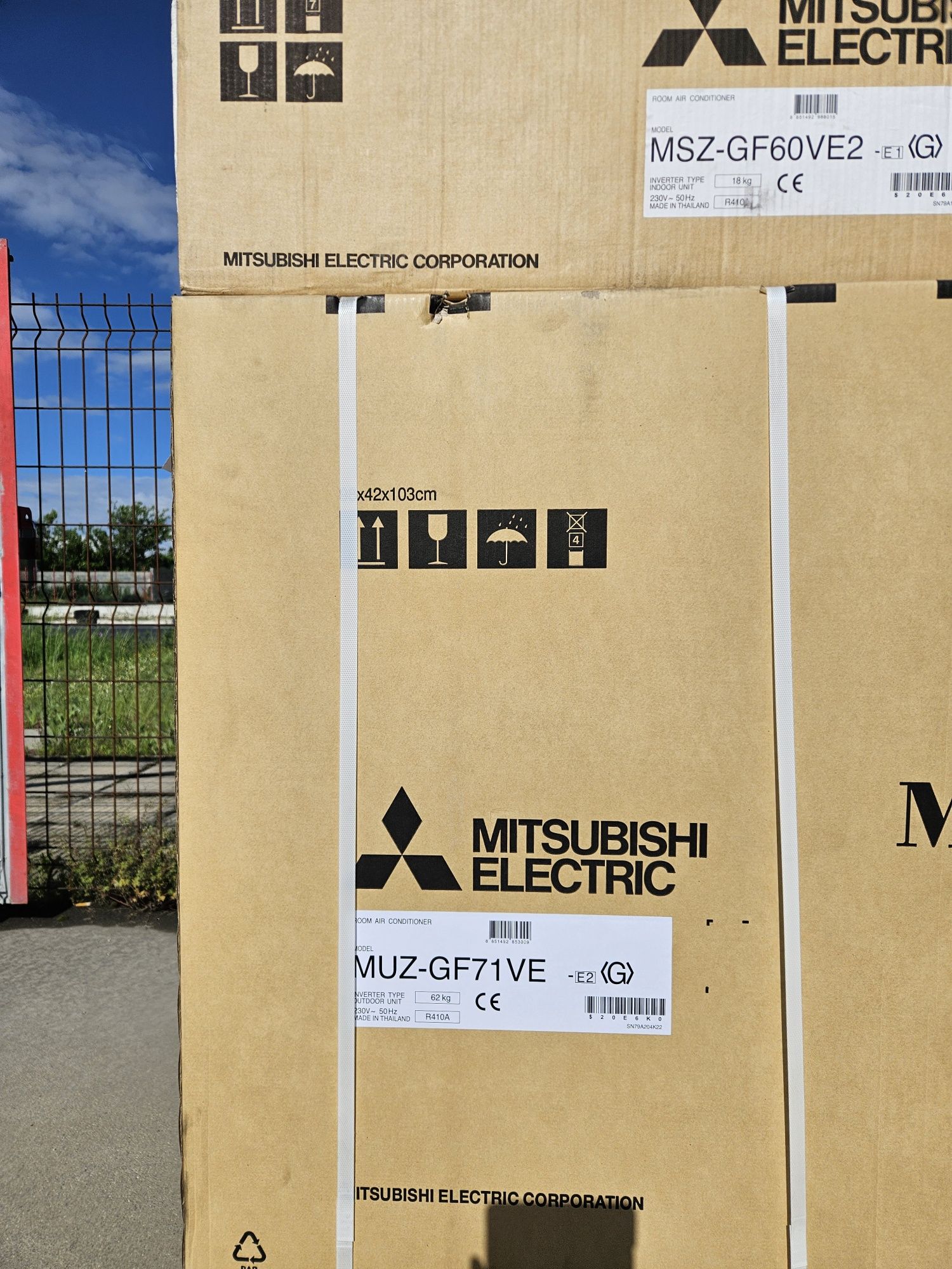 Климатик Mitsubishi Electric  MSZ-GF60VE2  стенен 6 kw /18 - ка