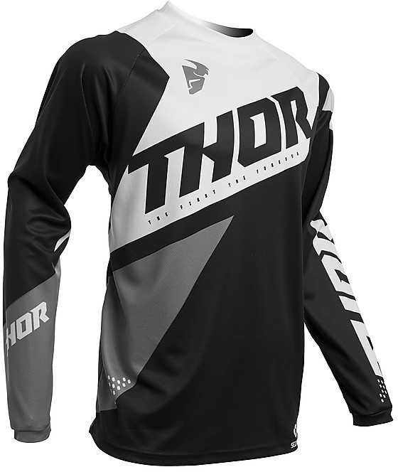 Джърси THOR Sector Blade - черно/бяло