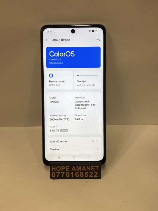 Hope Amanet P1/ Oppo A60 256 GB 8 GB RAM #25971