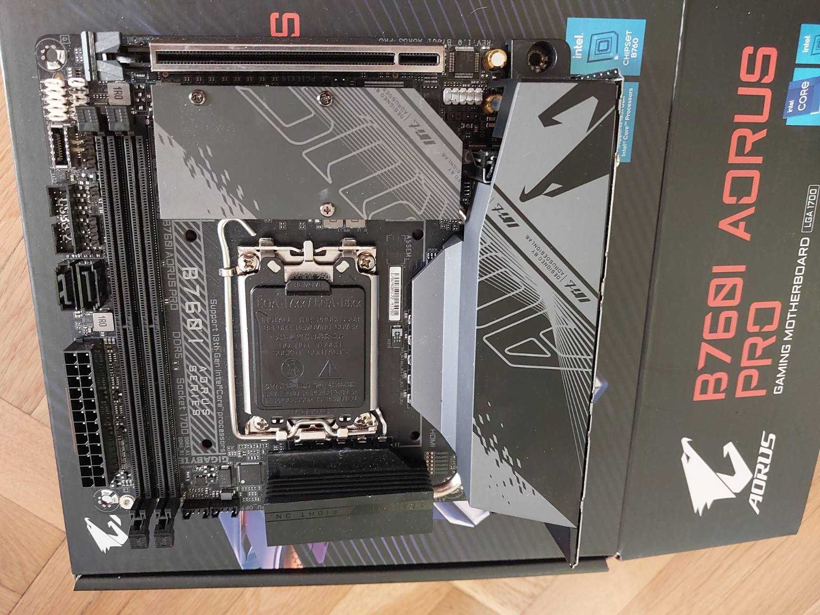 Intel Core i5 13600KF + Gigabyte B760I Aorus Pro Wi-Fi, DDR5
