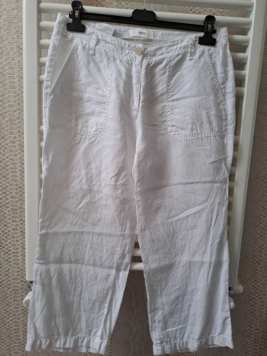 Pantaloni Brax,albi in,marimea M