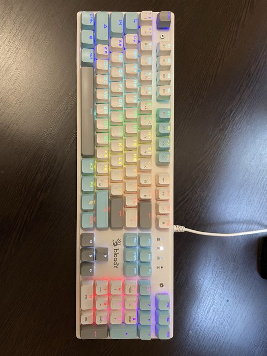 Клавиатура A4Tech Bloody S510R белая