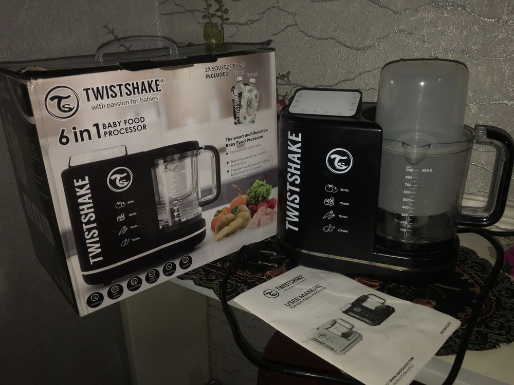 Twistshake Пароварка блендер 6в1
