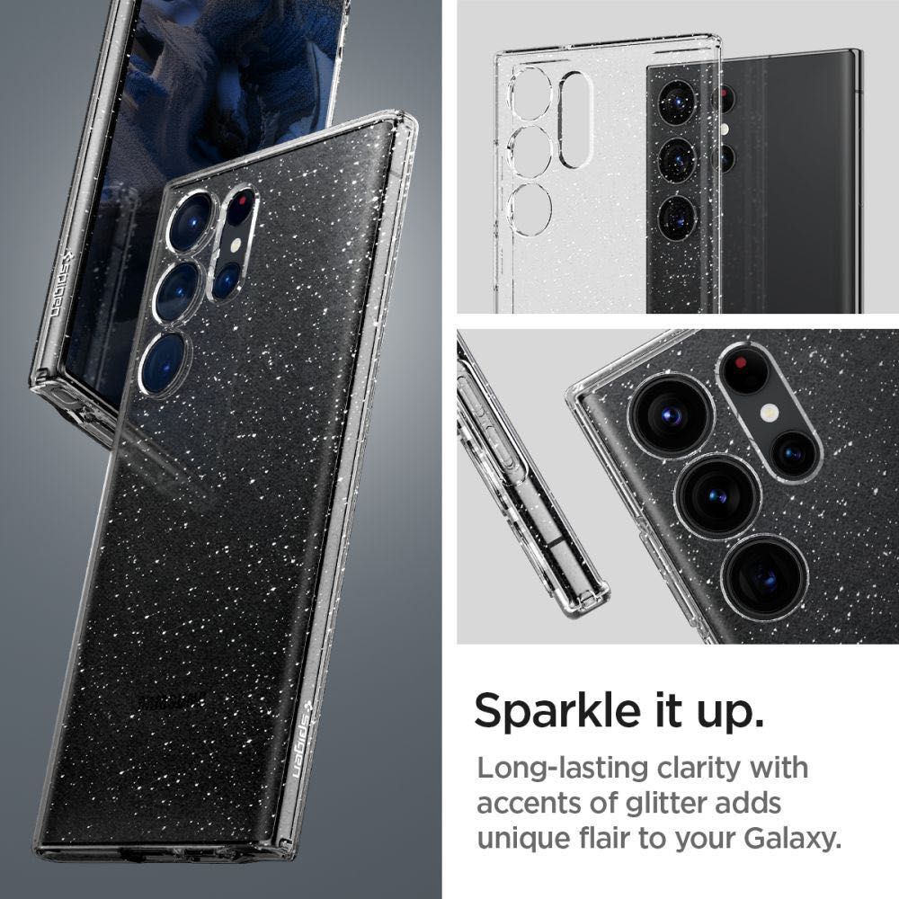 Блестящ калъф за Samsung Galaxy S23 Ultra Spigen Liquid