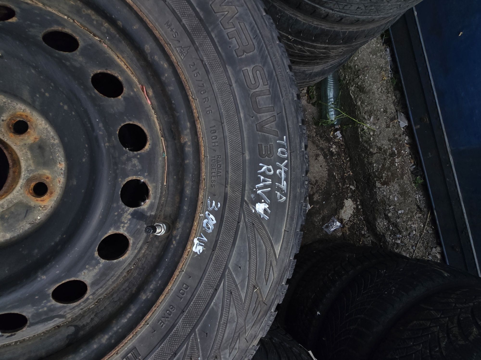 Гуми с железни джанти за Toyota Rav 4