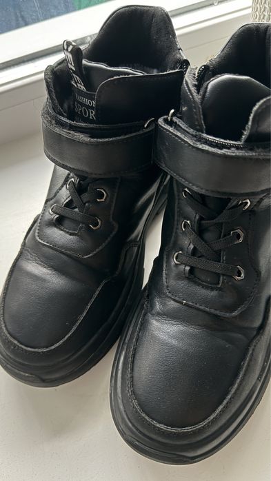 Зимние сапоги 38 размер натуральный мех кожа