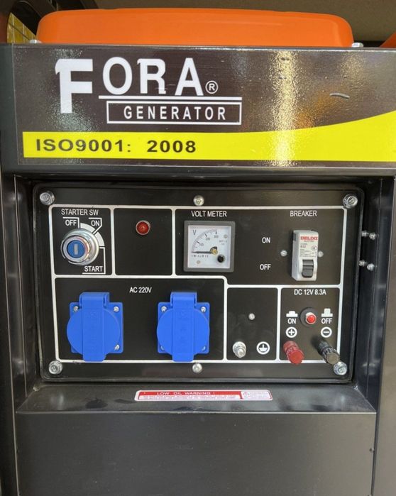 Генератор дизель FORA DG-800 7кВт/220V откритый тип