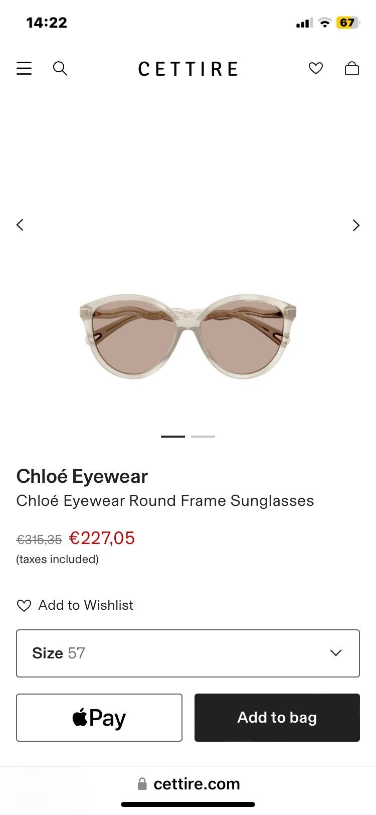 Vand ochelarii noi de soare de femei Gucci si Chole