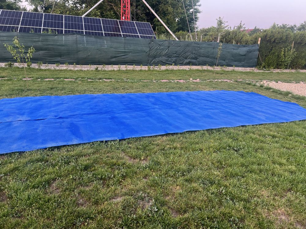 Prelata de vara pentru piscina ovala