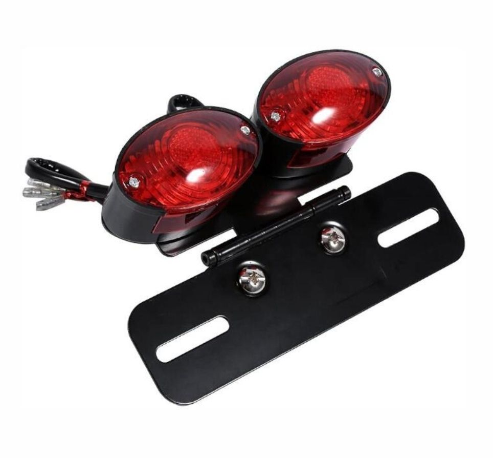 Stop led moto ATV led cu iluminare numar