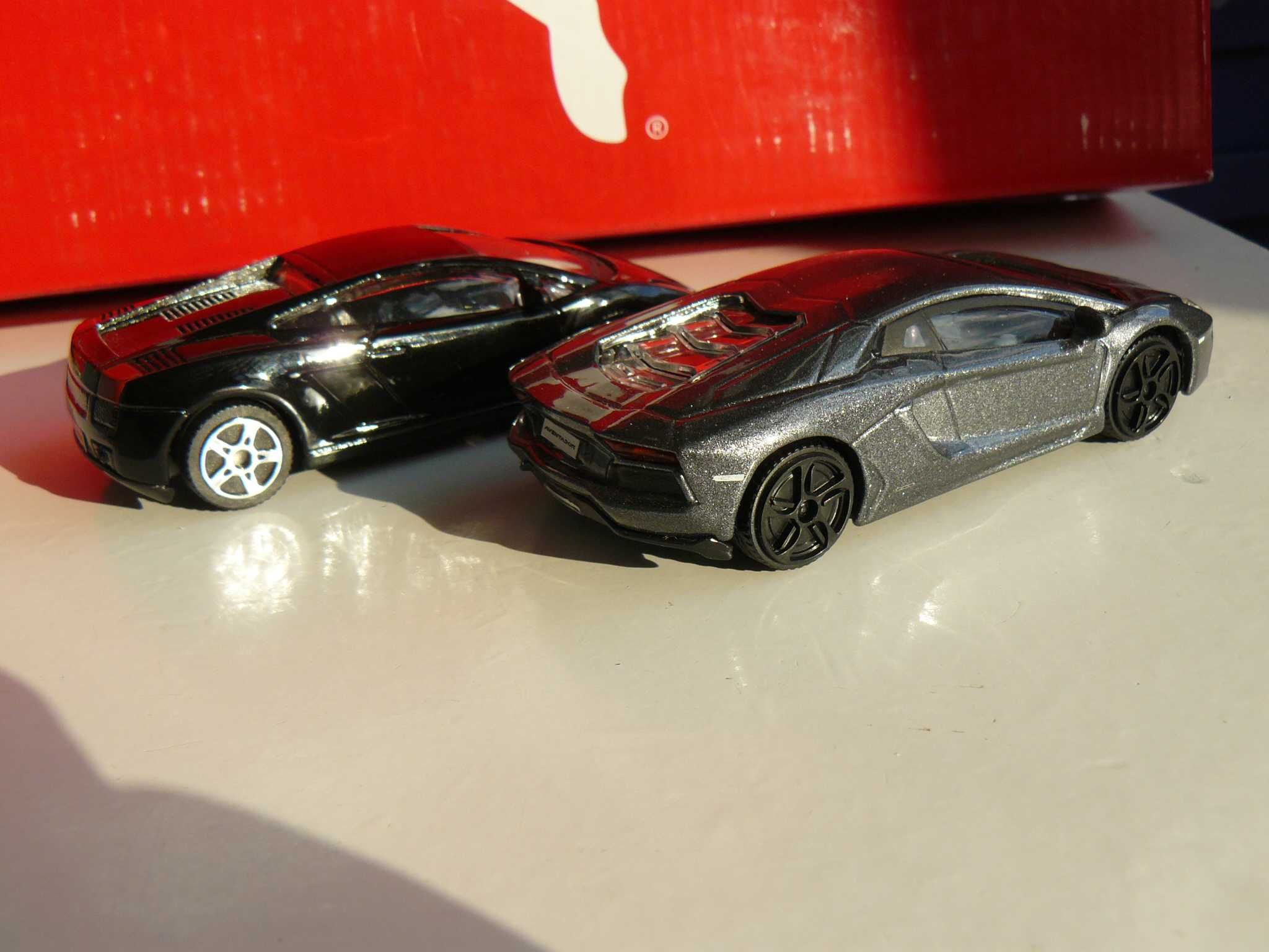 Lot De 2 Machete Auto Noi LAMBORGHINI,Scara 1:43,Brand Bburago