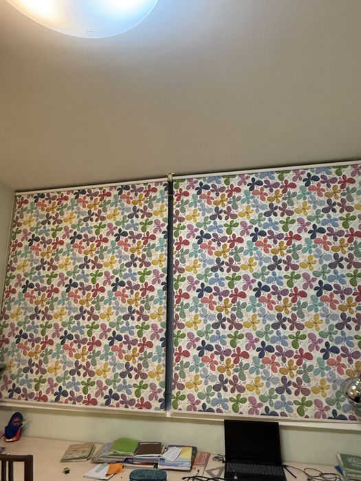 Блэкаут рол шторы в идеальном состоянии