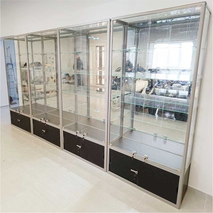 Oynaly prilavkalar, Акция, savdo uskunalari vitrinalar stellajlar