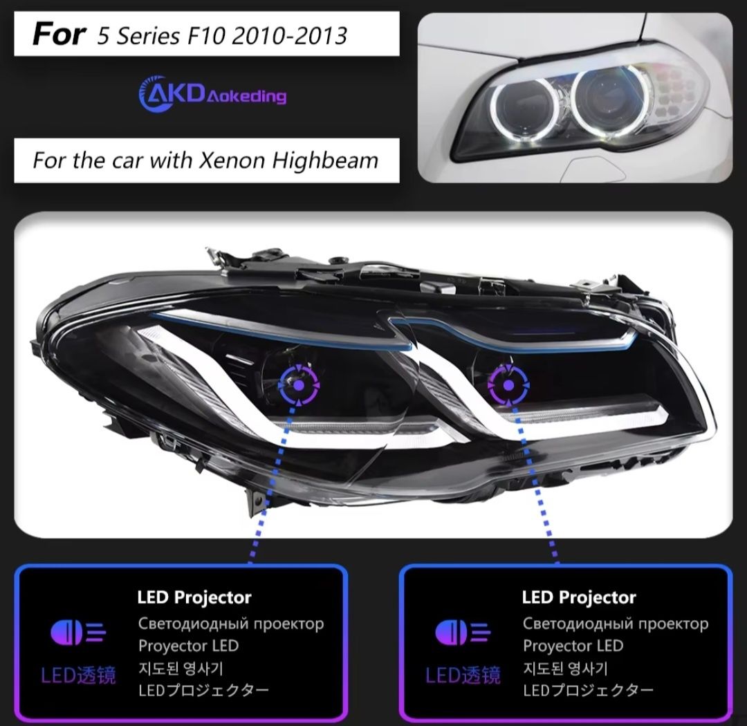 LED прожекторни фарове за BMW F10 , F11