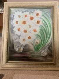 Продавам картина с цветя