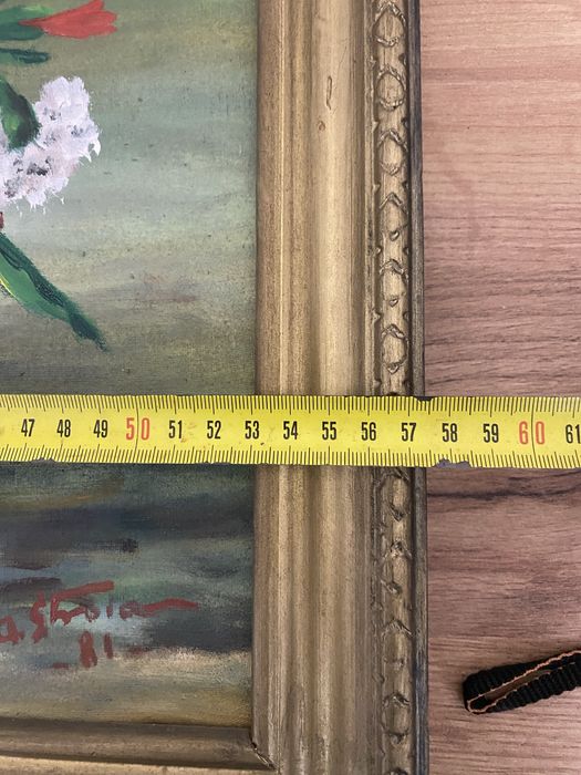 Tablou pictat ulei pe panza 1981