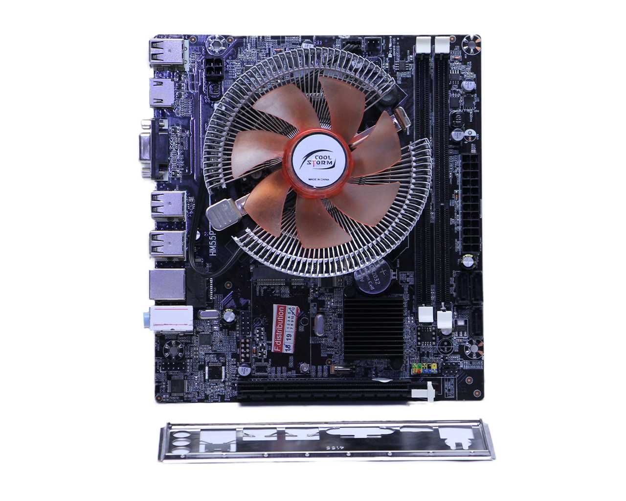Мат.Плата PGA 988 Noname H55P_V1.2 2x DDR3 В комплекте I5-540M 2.53GHz