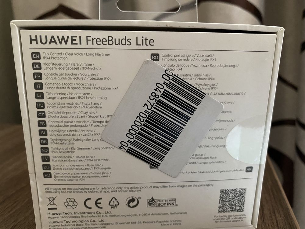 Наушники huawei freebuds lite