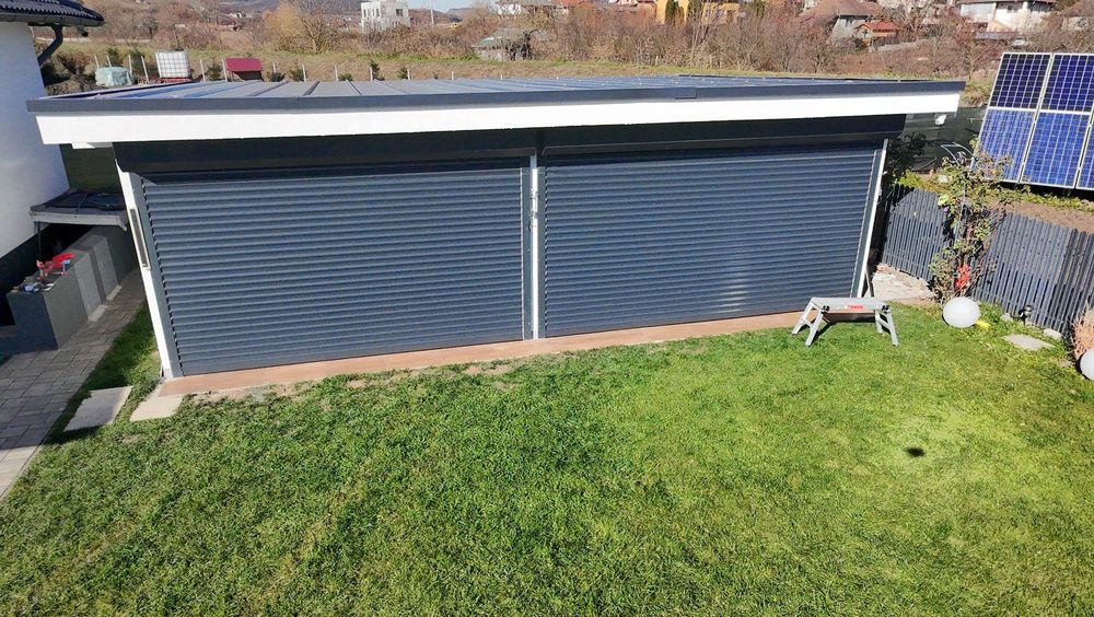 Rulouri exterioare.  Usi de garaj tip rulou.  Rulouri aluminiu.  Usii