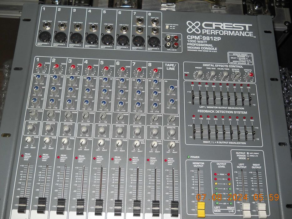Mixer amplificat Crest CPM-9812 made in USA