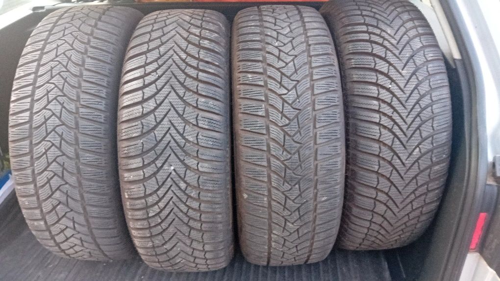 Jante vw 5x112 16 anvelope 205 55 16 foarte bune 7-8mm