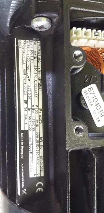 Motoare electrice, 380 /220 V