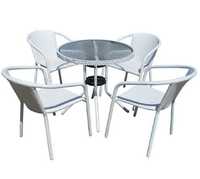 Ратанови маси и столове за градина - бял, кафяв ,сив ратан