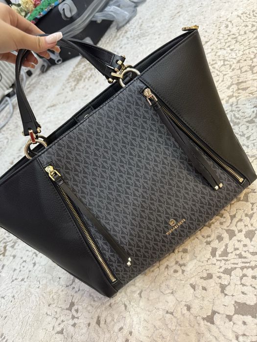 Большая сумка Michael Kors черная люкс