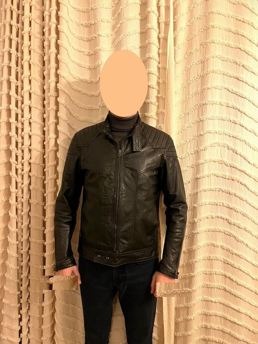 Geacă din piele naturală de ovină