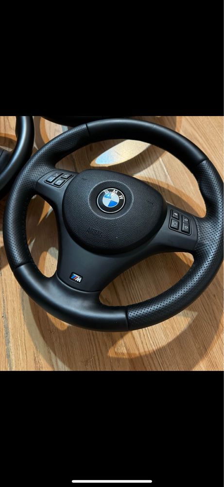 Volan M piele originală sport bmw seria 3 E90 E91 E92 E93