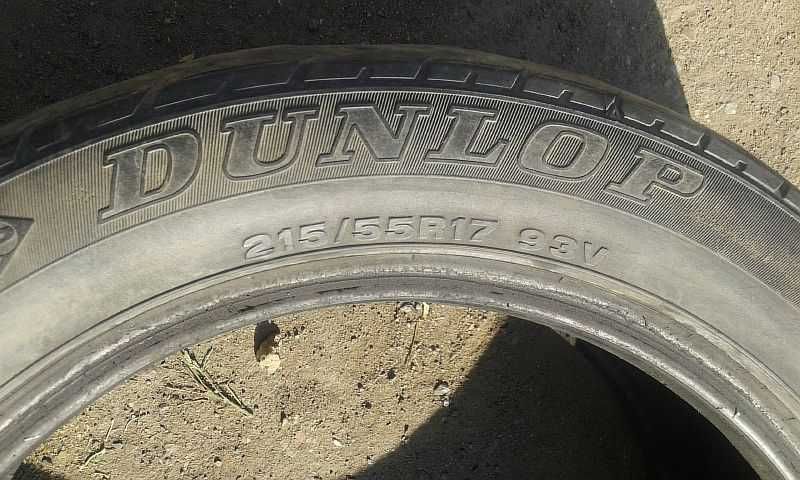 ОДНА шина 215/55 R17 - "Dunlop SP Sport 230" (Япония), летняя.